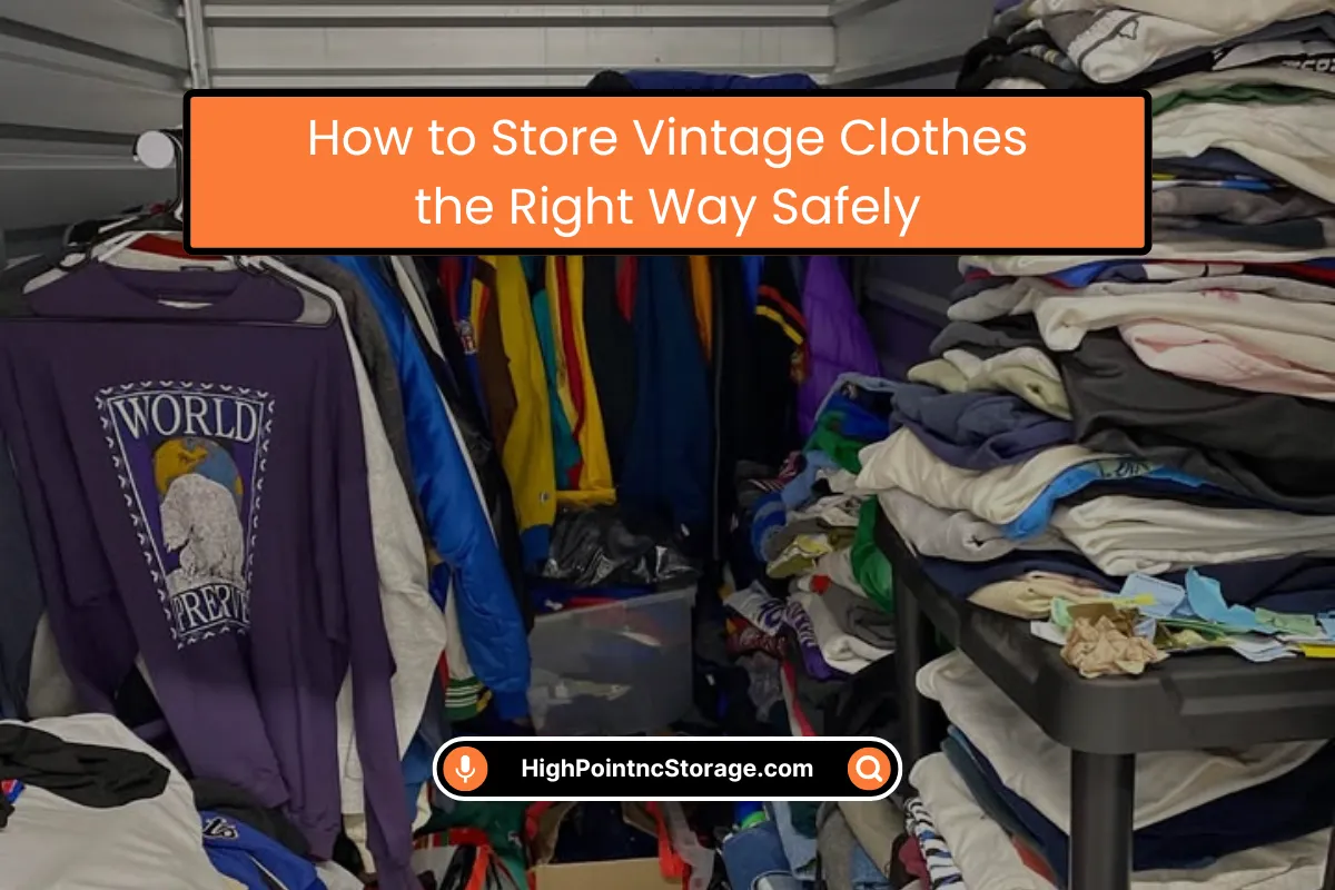 Store Vintage Clothes the Right Way Safely