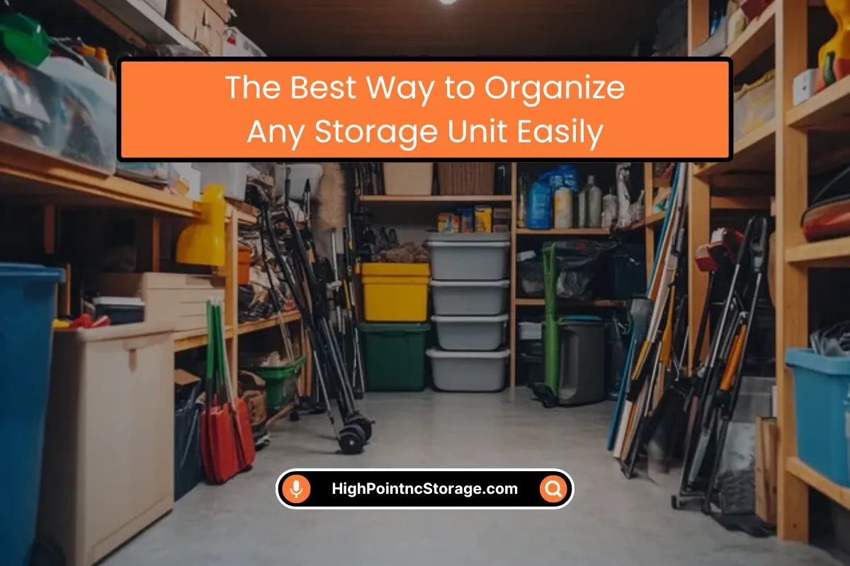 Best Way to Organize Any Storage Unit