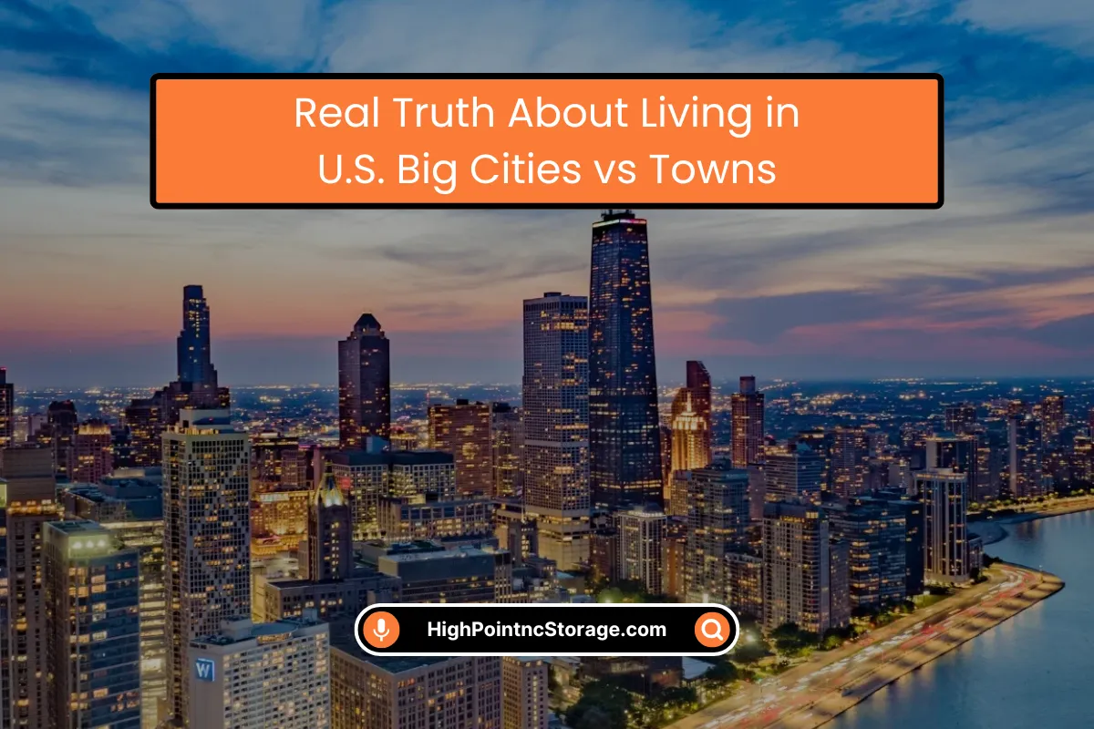 Truth About Living in U.S. Big Cities vs Towns