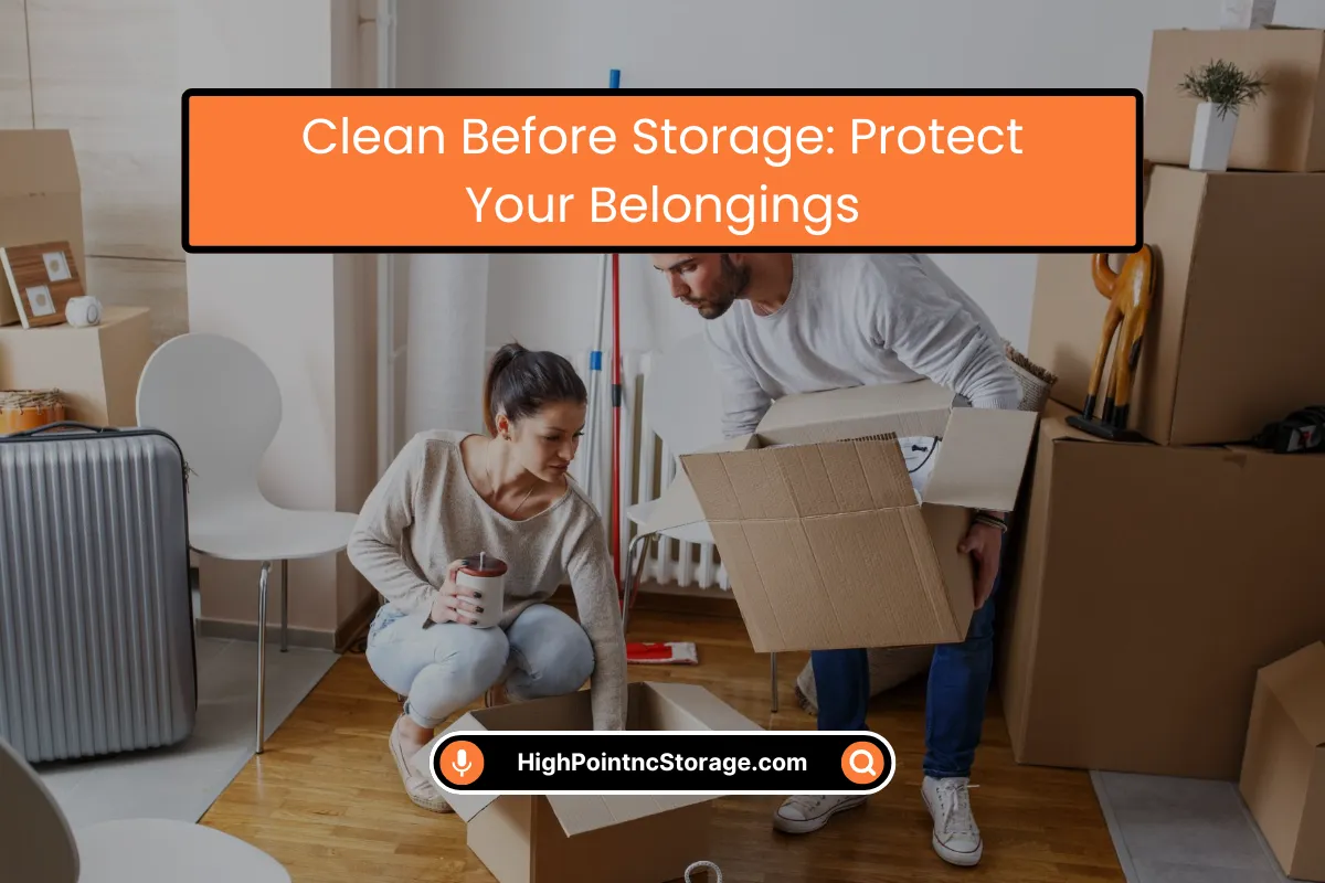Clean Before Store Protect Your Belongings